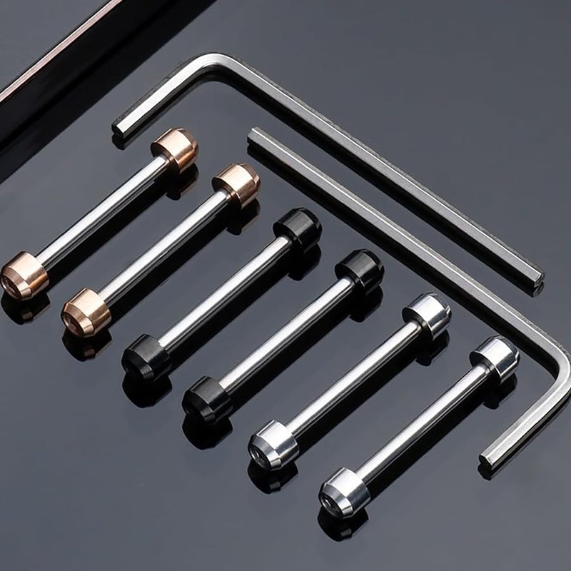 Silver 28mm Inner Hexagon Watch Screw Tube Rod Fit for Tissot Sport T048 - Image 4